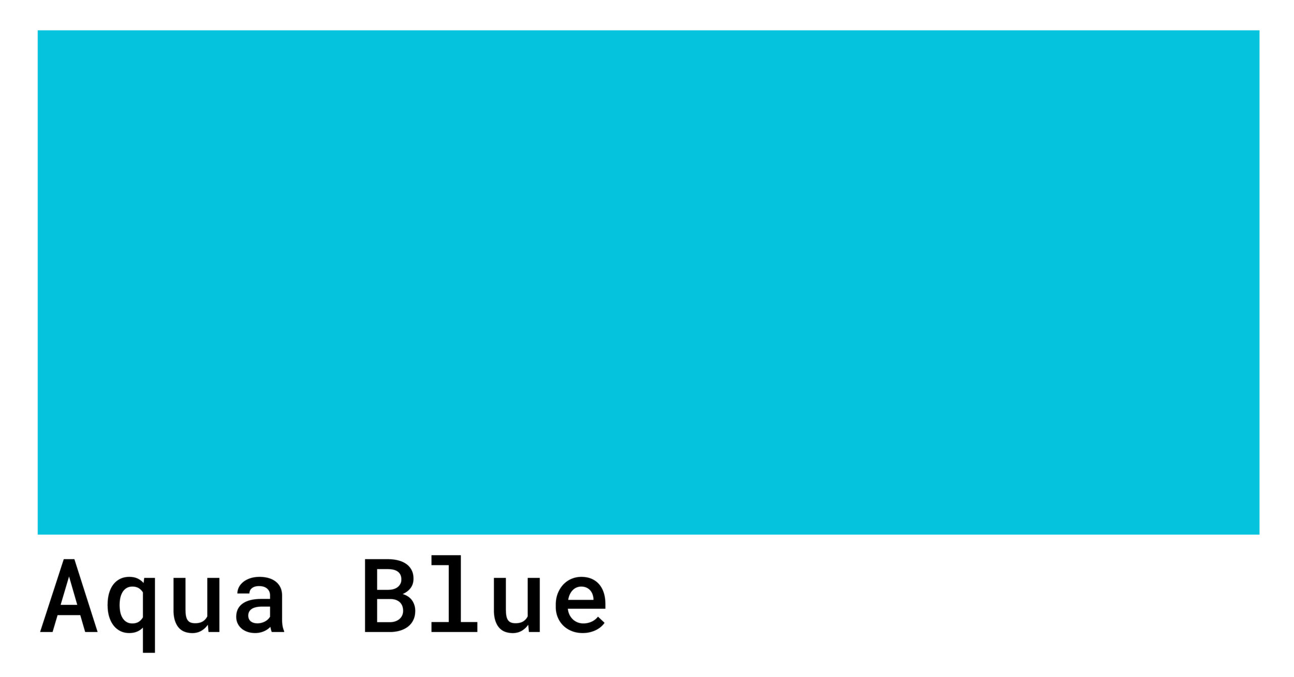 Aqua Blue Color Codes - The Hex, Rgb And Cmyk Values That You Need