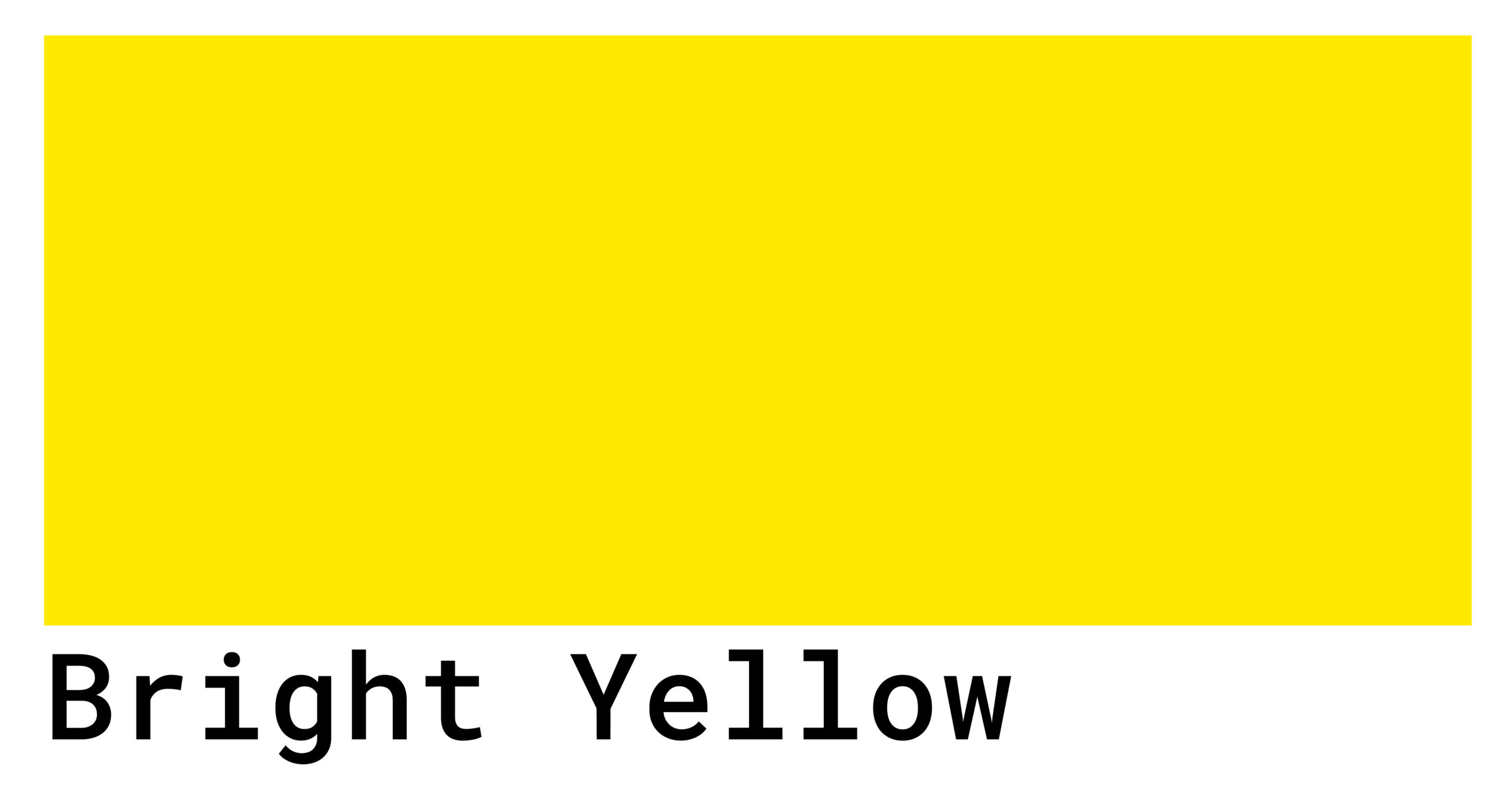 Bright Yellow Color - and CMYK Values That You Need