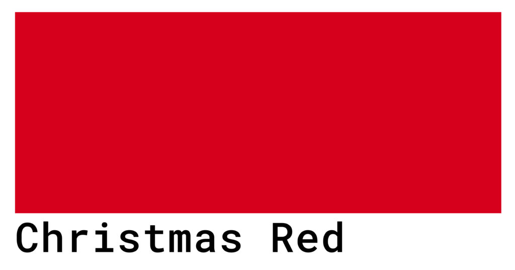 christmas red color code