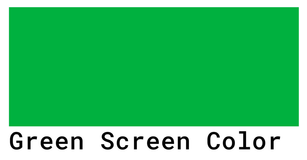 green screen color code