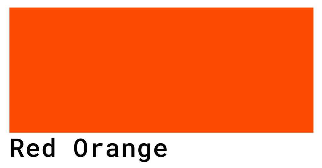 red orange color code