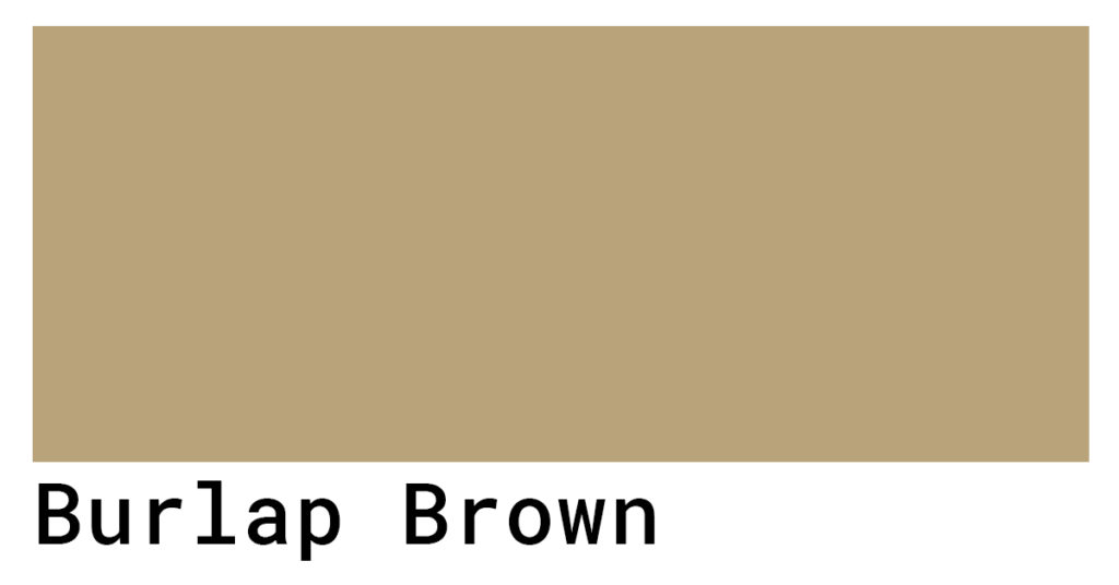 burlap brown
