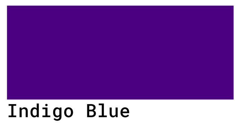 Indigo Blue Color Codes - The Hex, RGB and CMYK Values That You Need