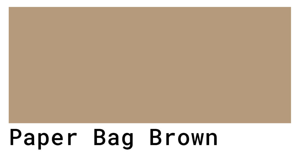 Paper bag brown color swatch