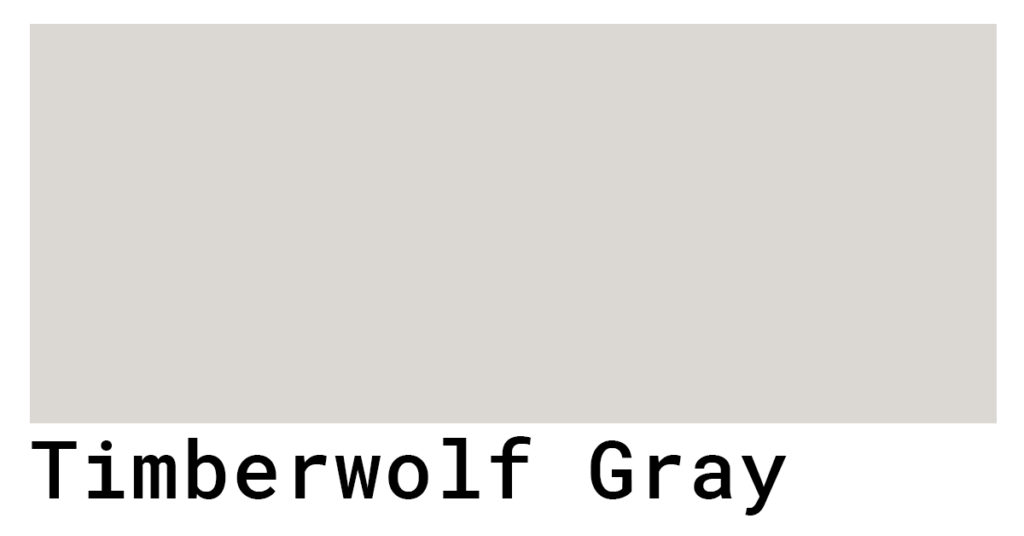 timberwolf gray