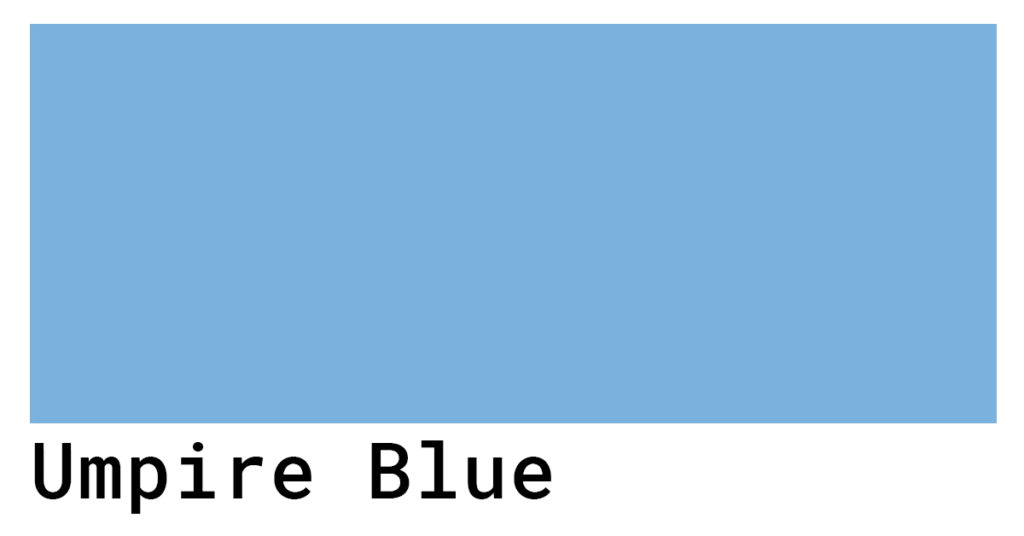Umpire blue color swatch 1