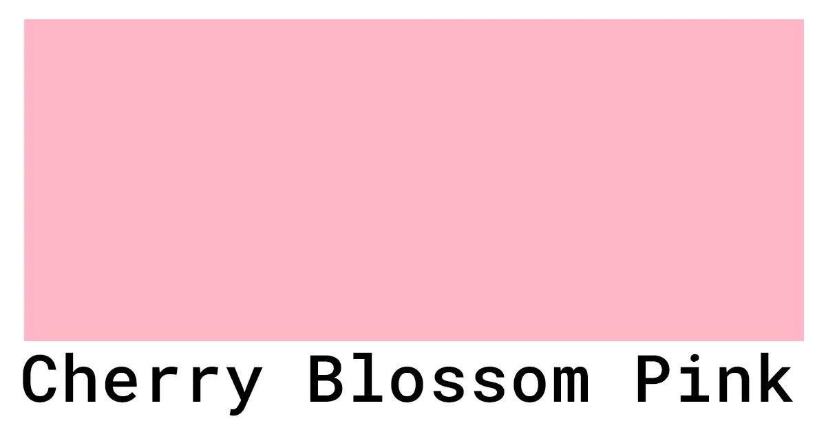 Cherry Blossom Pink Color Codes The Hex Rgb And Cmyk Values That You