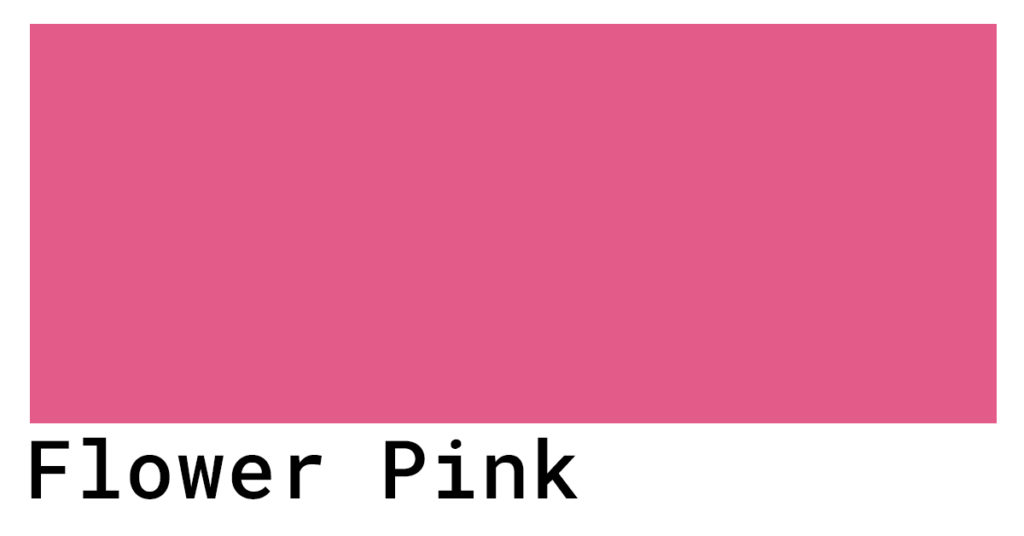 flower pink hex