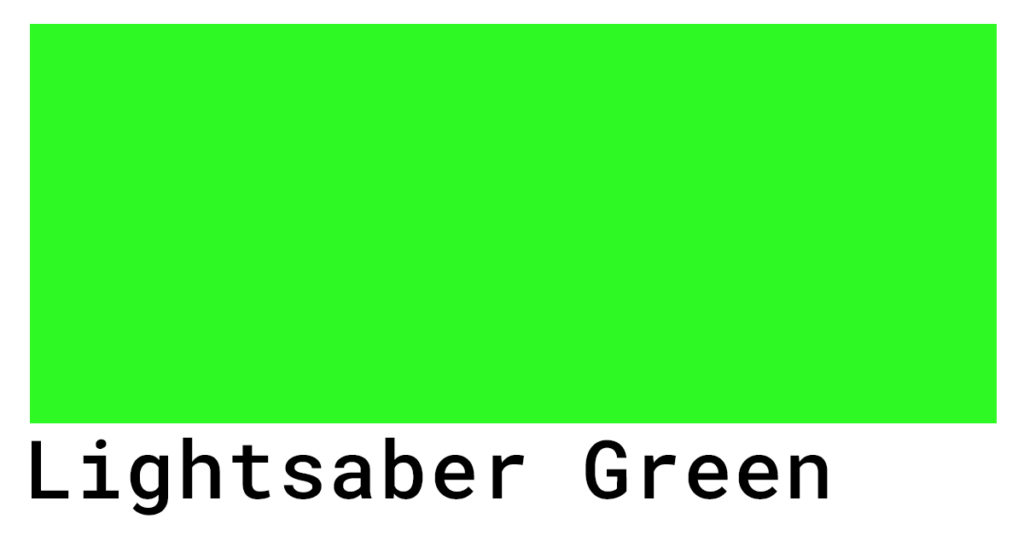 lightsaber green hex