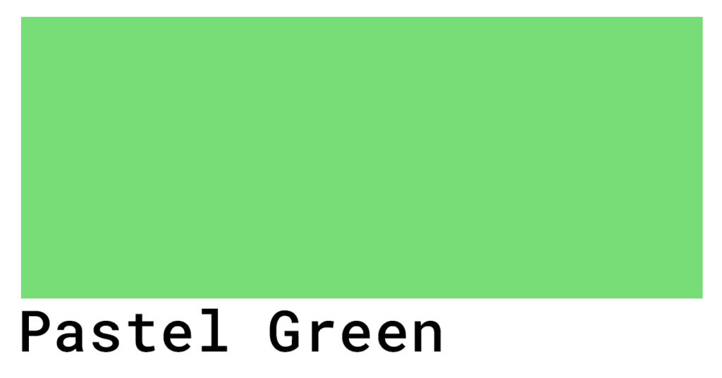 pastel green hex