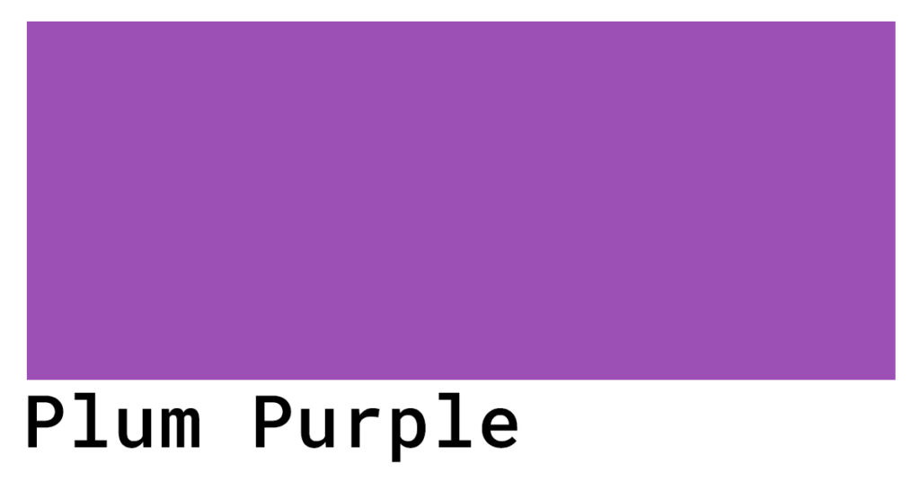 plum purple color code