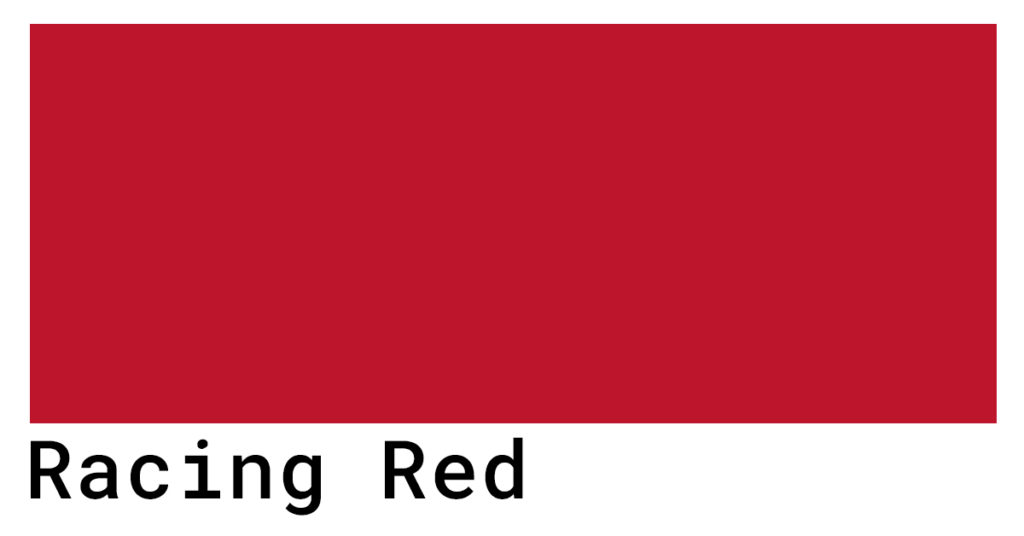racing red color codes