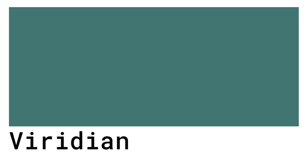 viridian color code